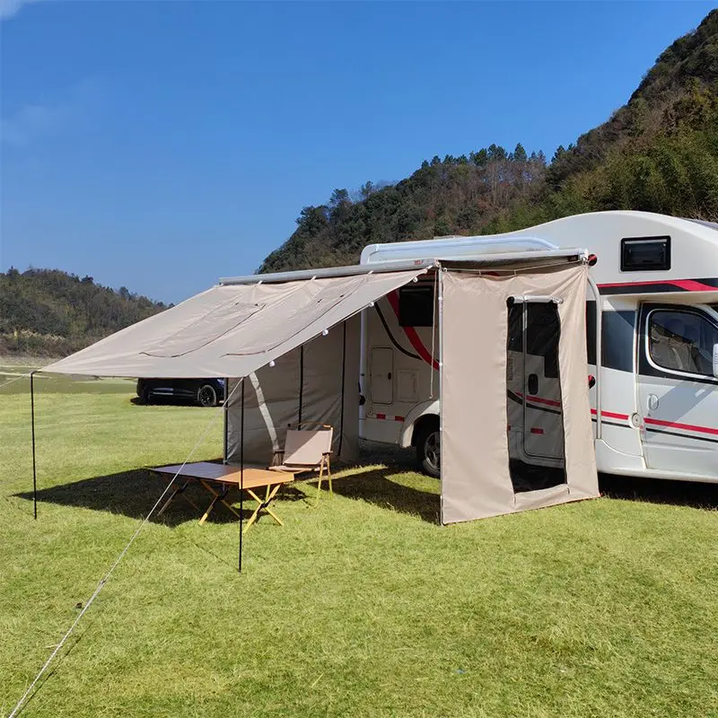 C-type B-type RV Side Tent Sunshade Canopy Side Extended Canopy Canopy Cloth RV Specific Side Tent RV Enclosure  Accessories