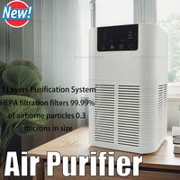 Portable Smart Air Purifier Mini Silent Odor Eliminatio Household Formaldehyd Removal Perfume Diffuser Negative Ion Purification