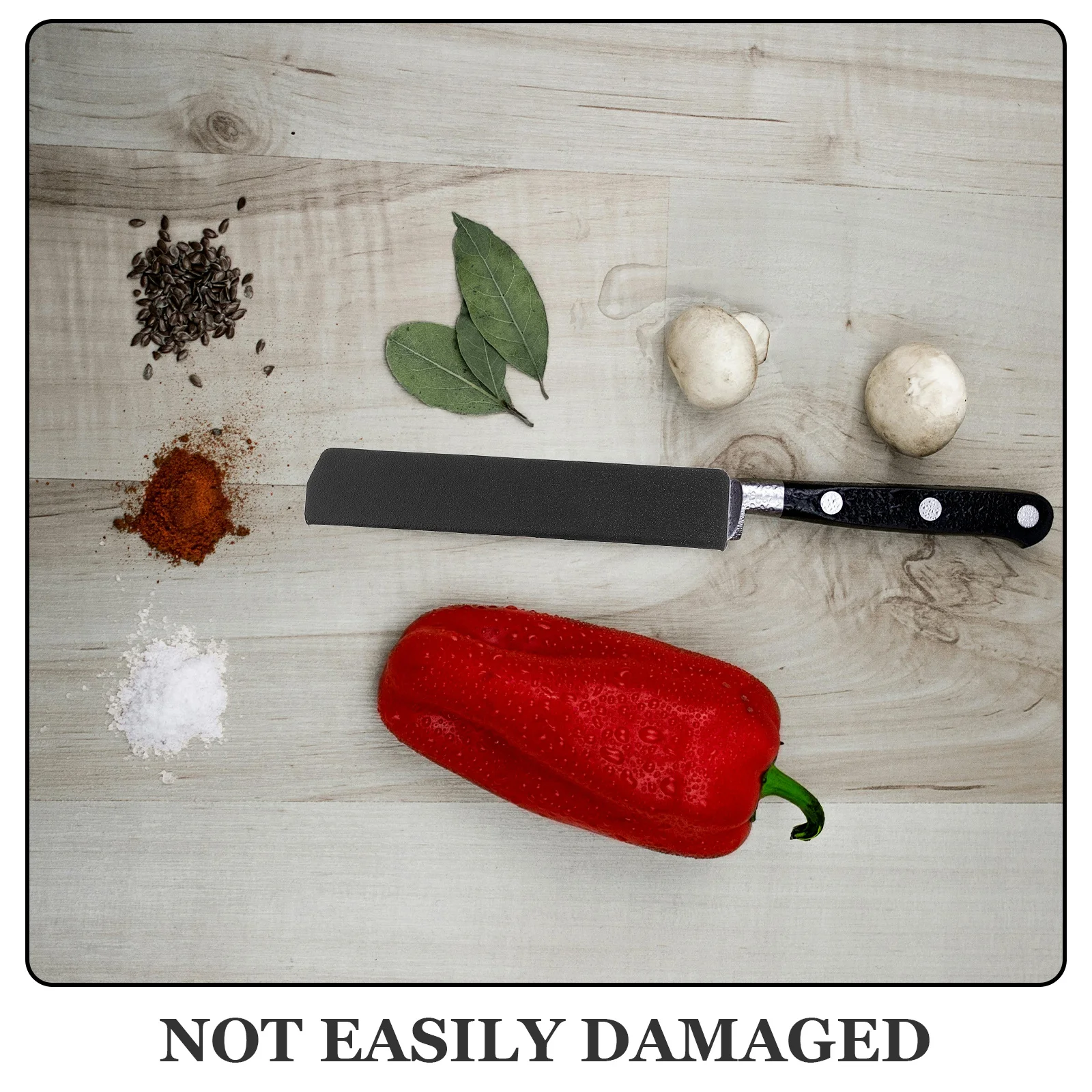 

5pcs Knife Protective Covers Abs Flocking Lightweight For Kitchen Bread Fruit Knives Safety Edge Guards Sleeves