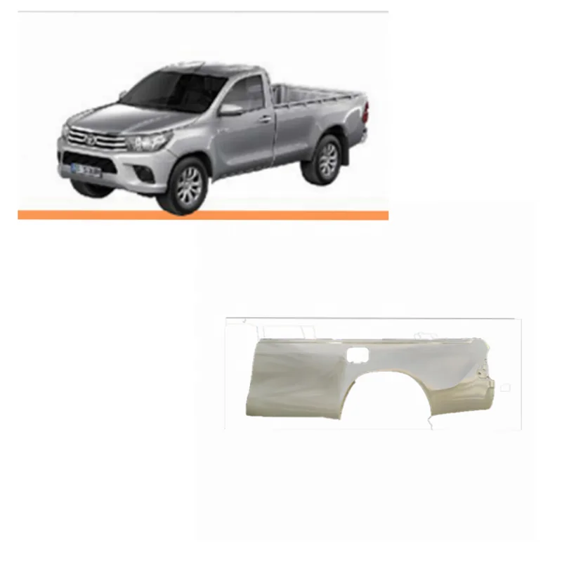 

High Quality Steel Rear Fender Flare Side Quarter Panel for Hilux Revo 2015- Single Cabin