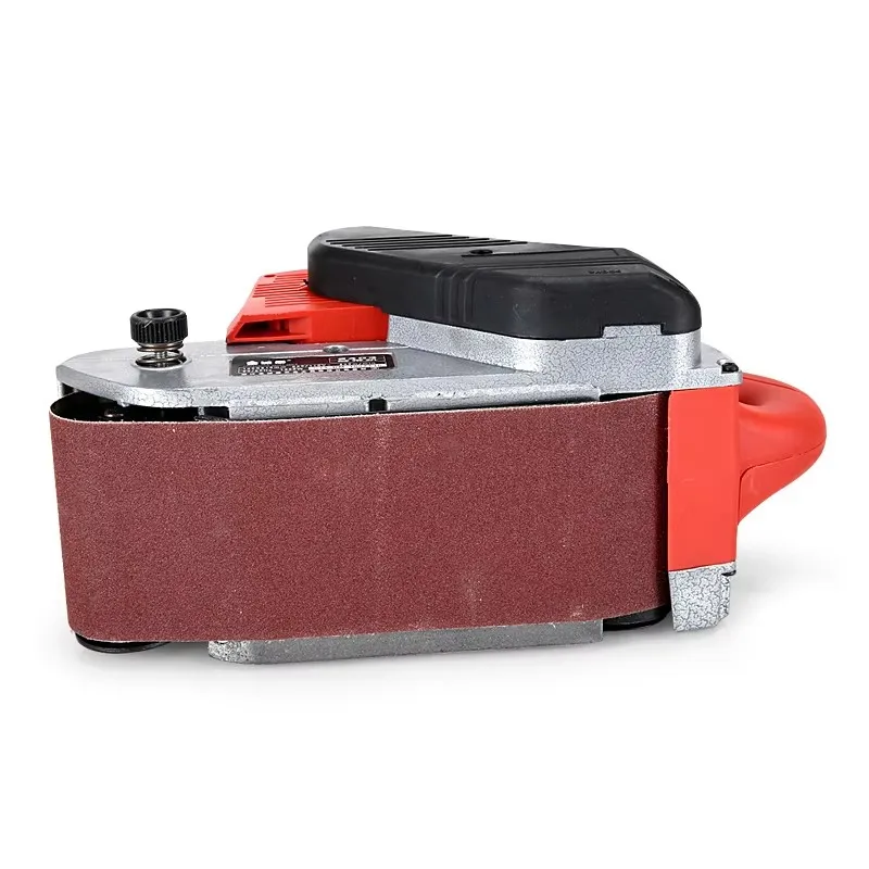 Heavy Industrial Grade Sanding Machine 4-inch Sanding Belt Machine Household Portable Small Sandpaper Flat Polishing Machine