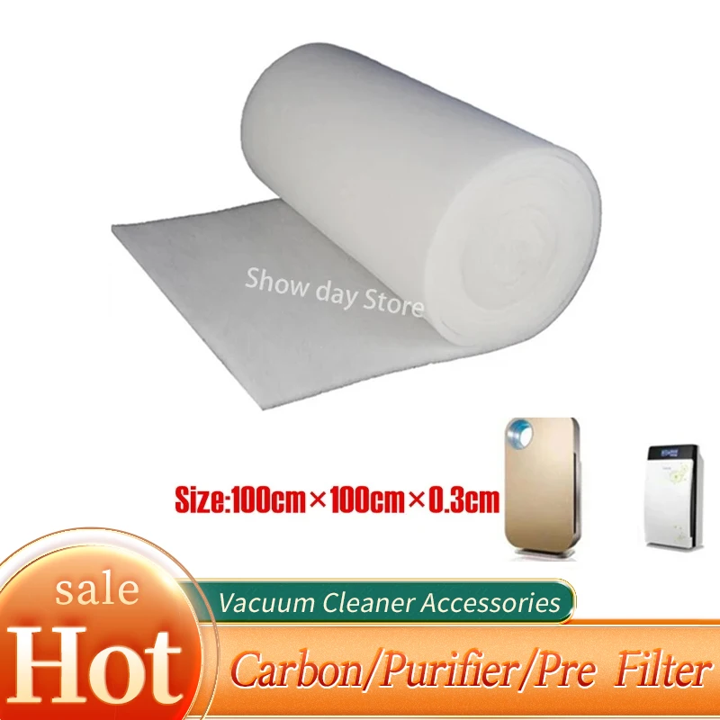 Air Conditioner Activated Carbon Purifier Pre Filter Fabric 100cm*100cm*3mm