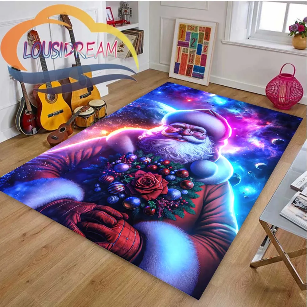 Christmas Day，XMAS，Yule，Chrimbo Gift Area Rugs Large Carpets for Living Room Bedroom,,Kitchen,Doormat Decor,Kid‘s room Floor Mat