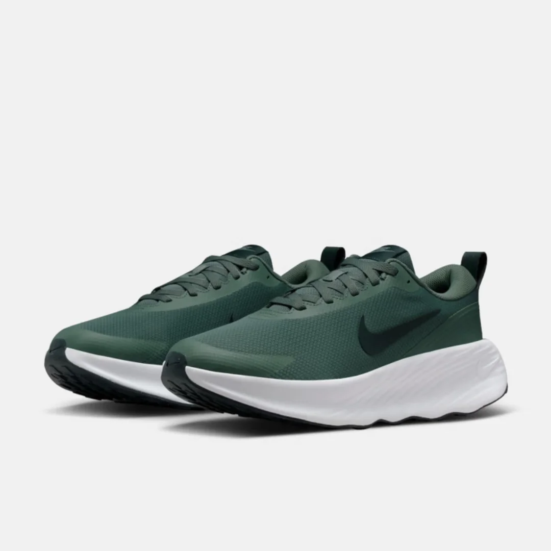 Подошва Nike с волнообразным узором, амортизирующая, износостойкая, удобная, в бело-зеленой цветовой гамме Promina, мягк