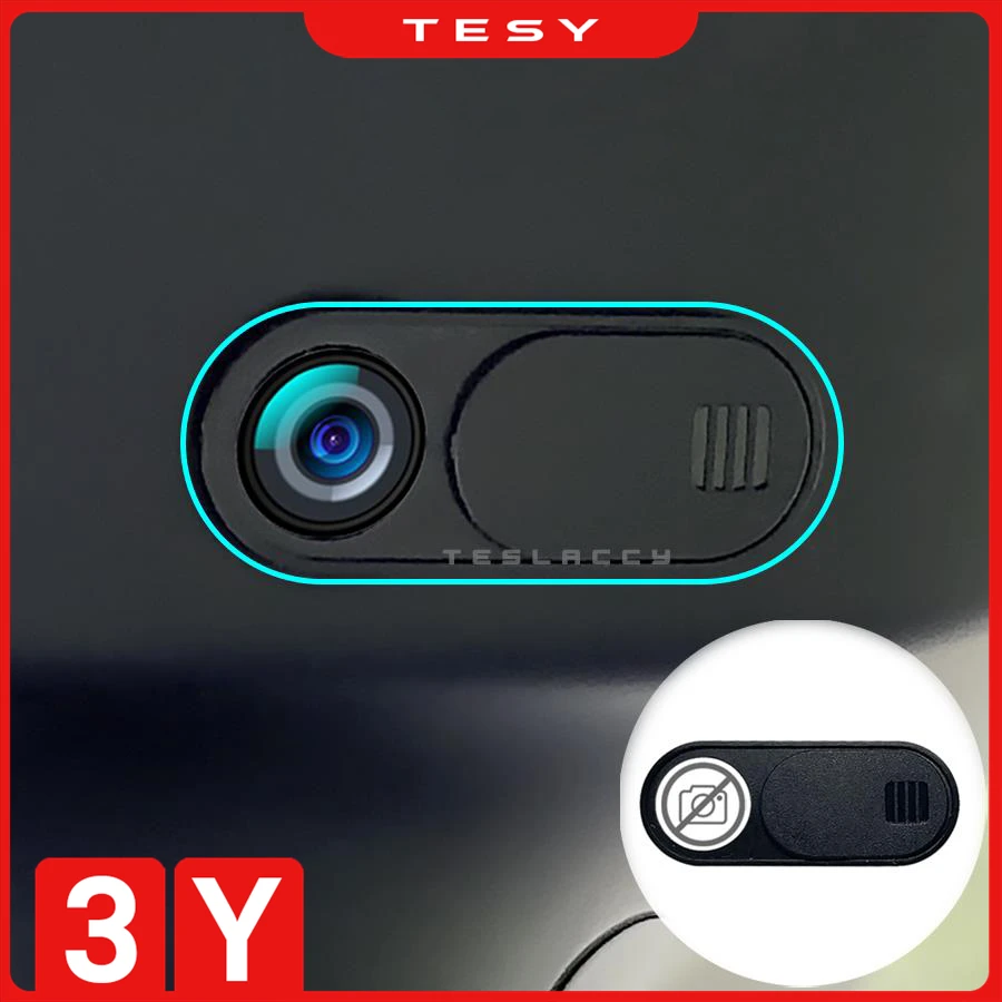For Tesla Model 3 Y Car Camera Cover Webcam Slide Blocker Privacy Protector 1 / 5 / 10 Pcs compatible with tablet PC Laptop iPad
