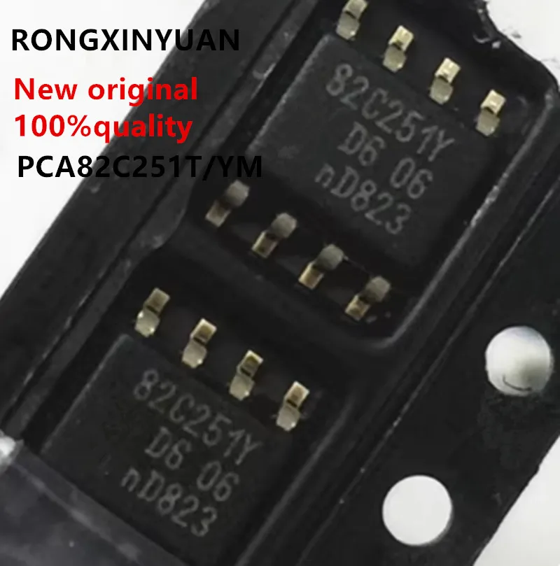 10pcs New original PCA82C251T/YM  PCA82C251T chip bus transceiver