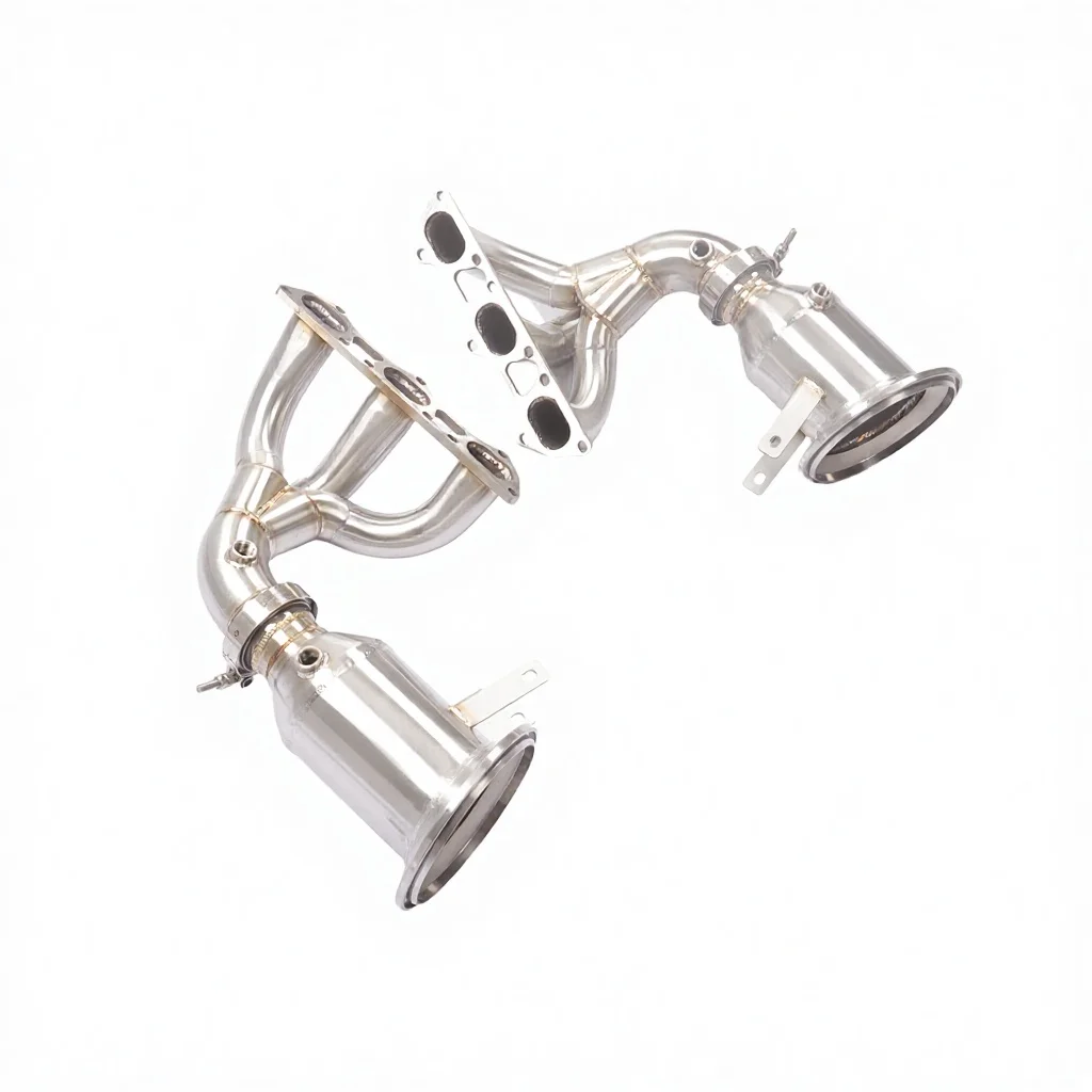 

Automotive Catalytic Converter for Porsche 922 GT3 4.0L Exhaust Manifold Head Auto Parts Exhaust Pipes Downpipe