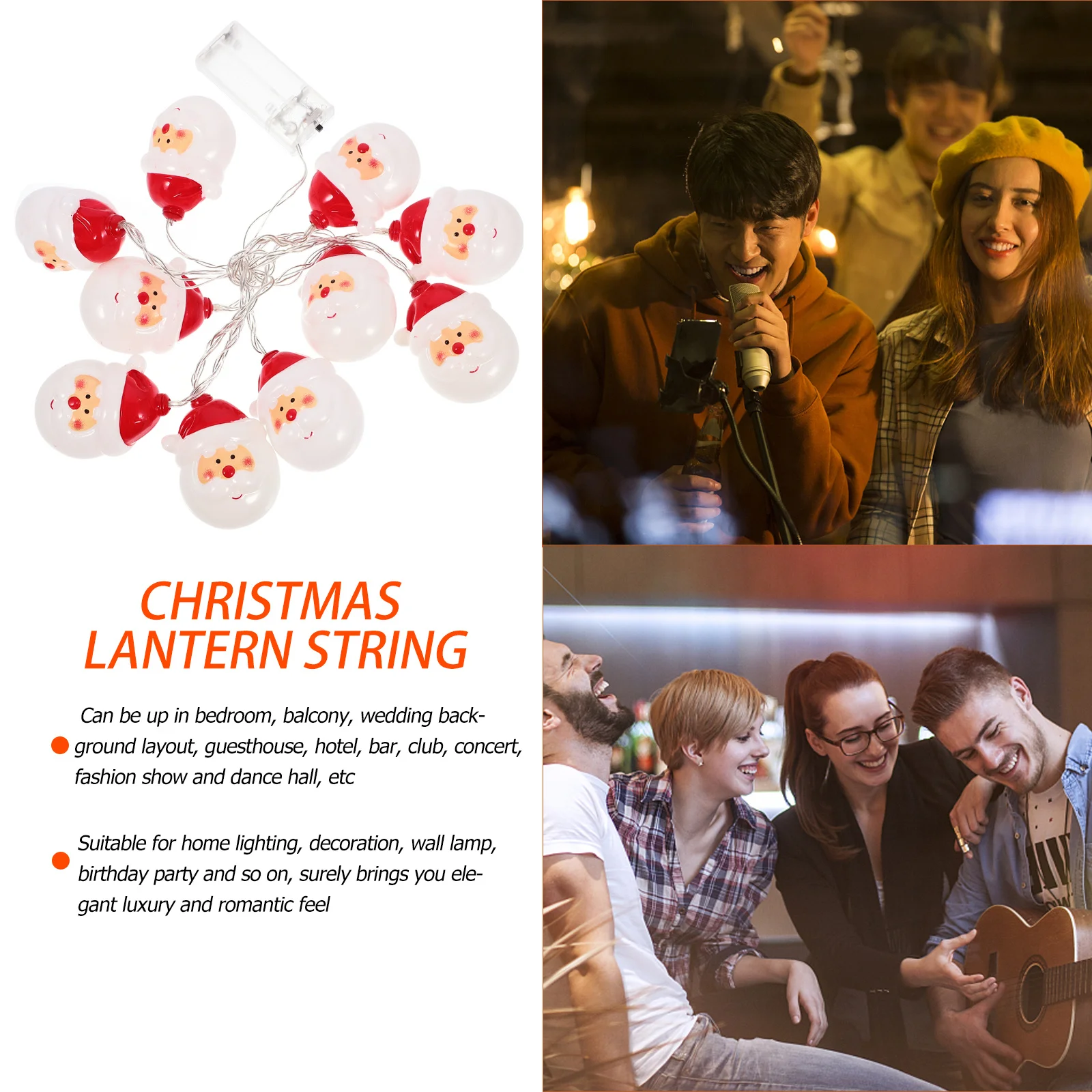 LED ストリングライト 10 LED 0.5W ホワイト 超高輝度 屋内屋外ホームパーティー結婚式クリスマス用