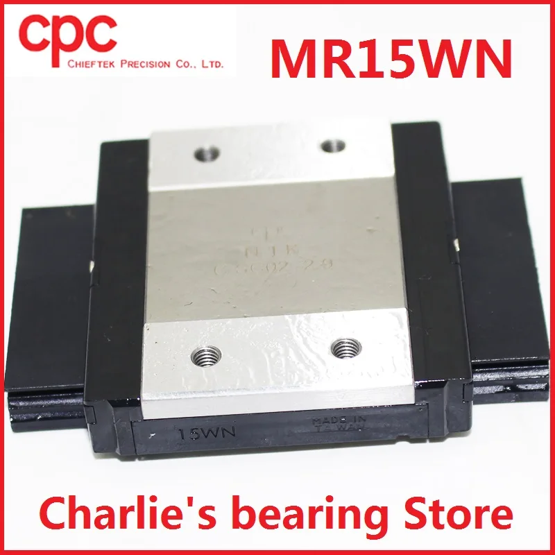 

1pc 100% brand new taiwan original genuine CPC miniature linear guide carriage block MR15WN