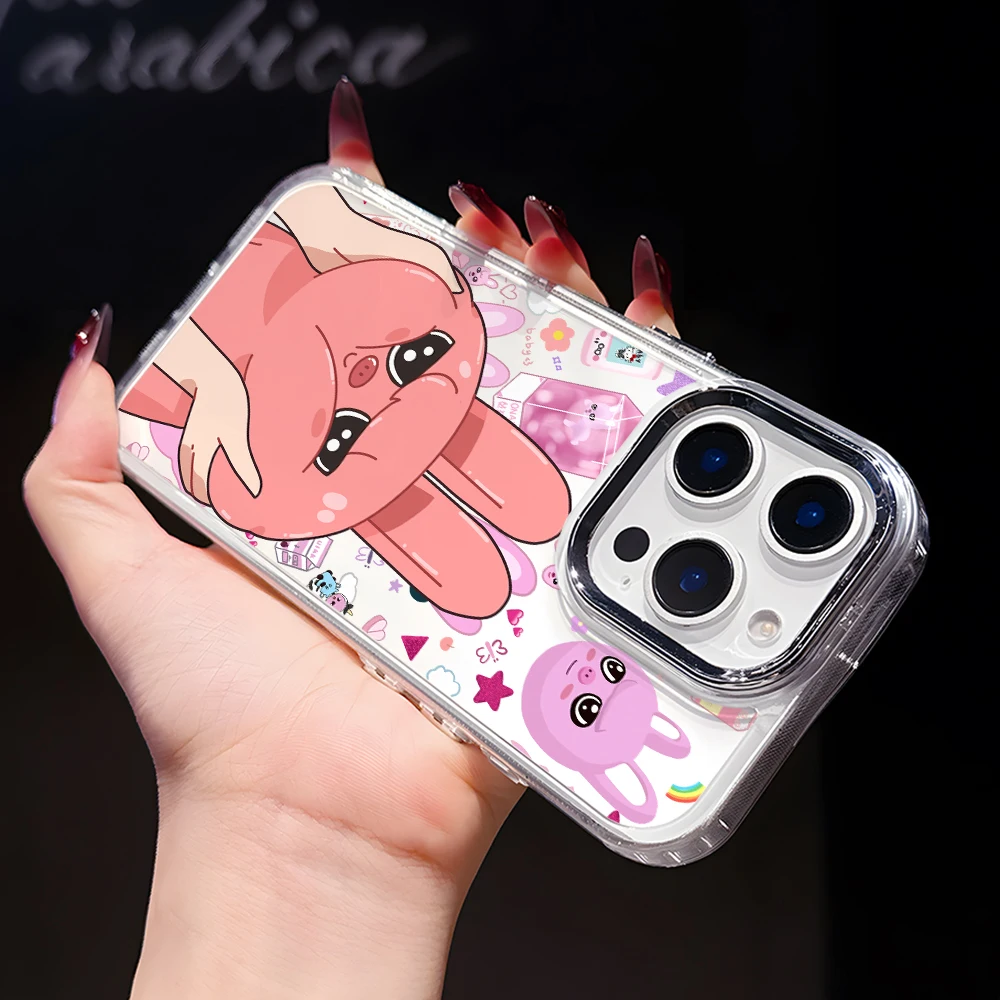 Cartoon K-Kids Strays Phone Case for Samsung Galaxy A57 A56 A55 A54 A53 A52 A36 A17 A16 A07 A06 4G 5G Luxury Transparent Cover view 3