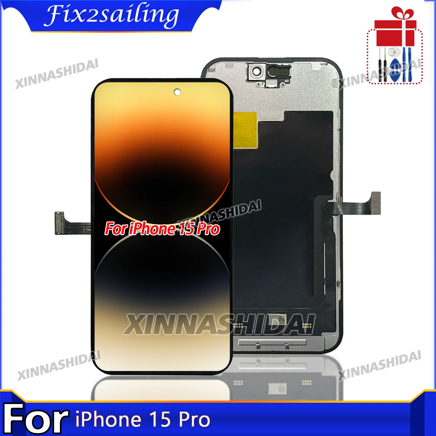 AAA+ Quality Tested INCELL For iPhone 15 Pro  LCD Display Touch Screen For Iphone 15 Pro Digitizer Replacement Parts