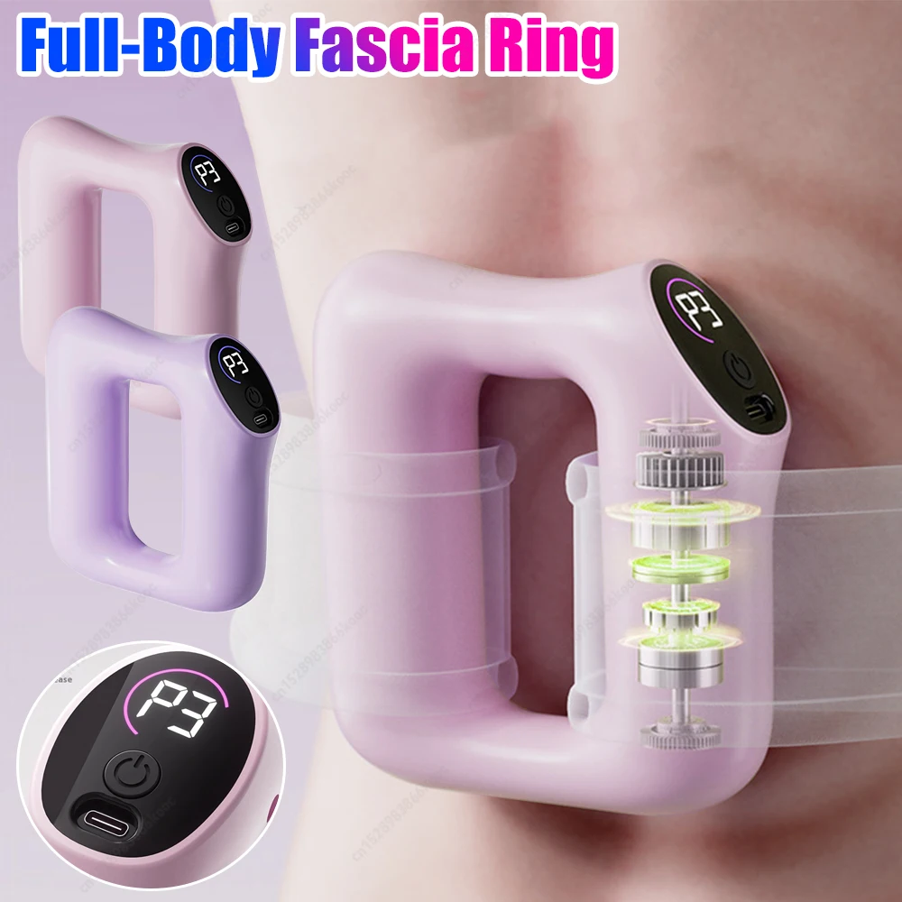 

Multifunctional Full-Body Fascia Ring Fascia Gun Massage Ring With Belt For Fat Burning&Shaping Weight Loss Body Shaping Instrum