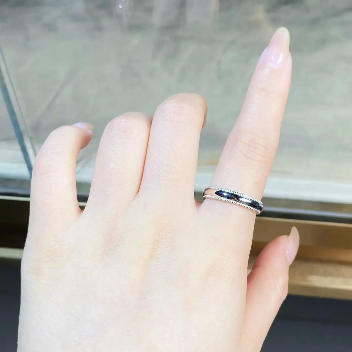 

S925 sterling silver ring, smooth couple ring, new unique design, love ring, suitable for daily wear