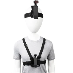 5 in1 head/chest strap with fixed clip screw J-shaped base for dji osmo pocket 1 /osmo pocket 2 camera gimbal accessories