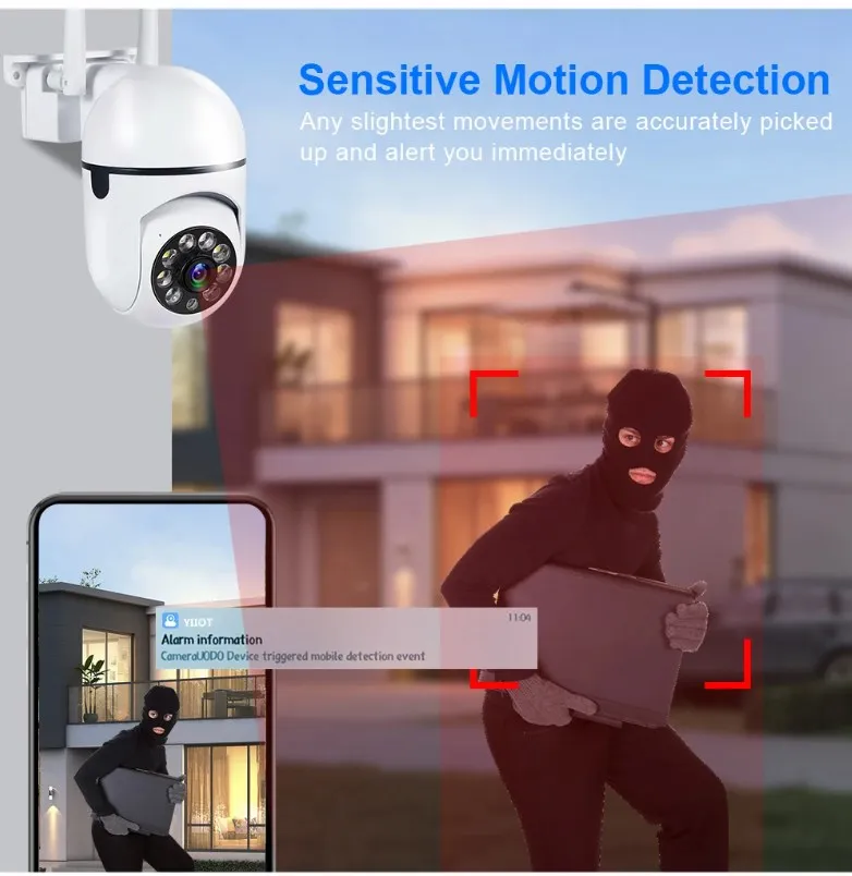 3mp Ptz Wifi Ip Camera Beveiliging Videobewakingscamera Menselijke Detectie Automatische Tracking Nachtzicht Buiten Waterdicht