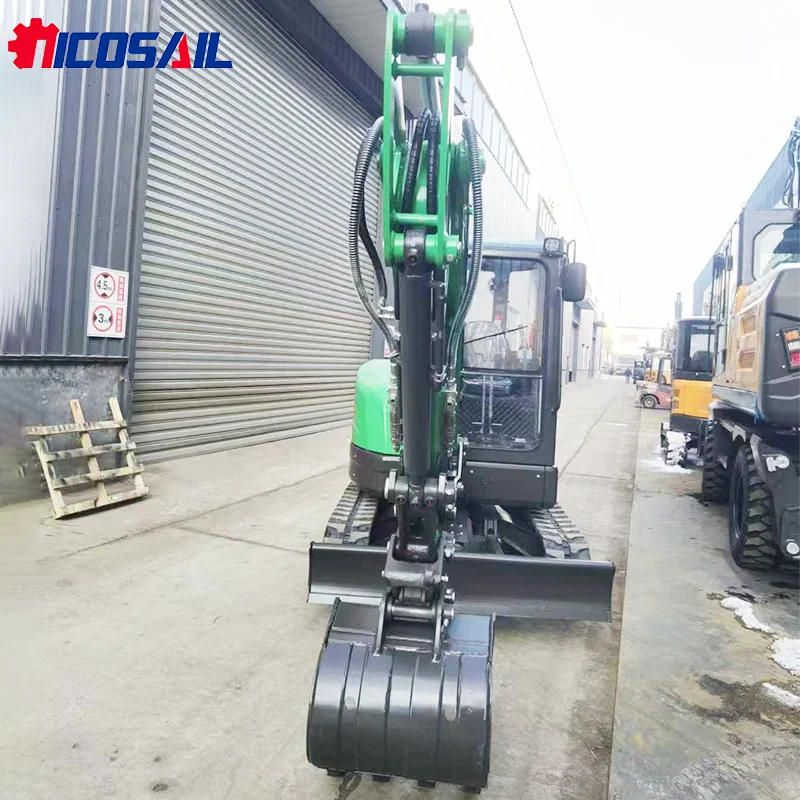 

Nicosail OKW40U Mini Excavator 4.0 Ton 3208mm Max Dig Depth for Farm Breeding & Construction Site