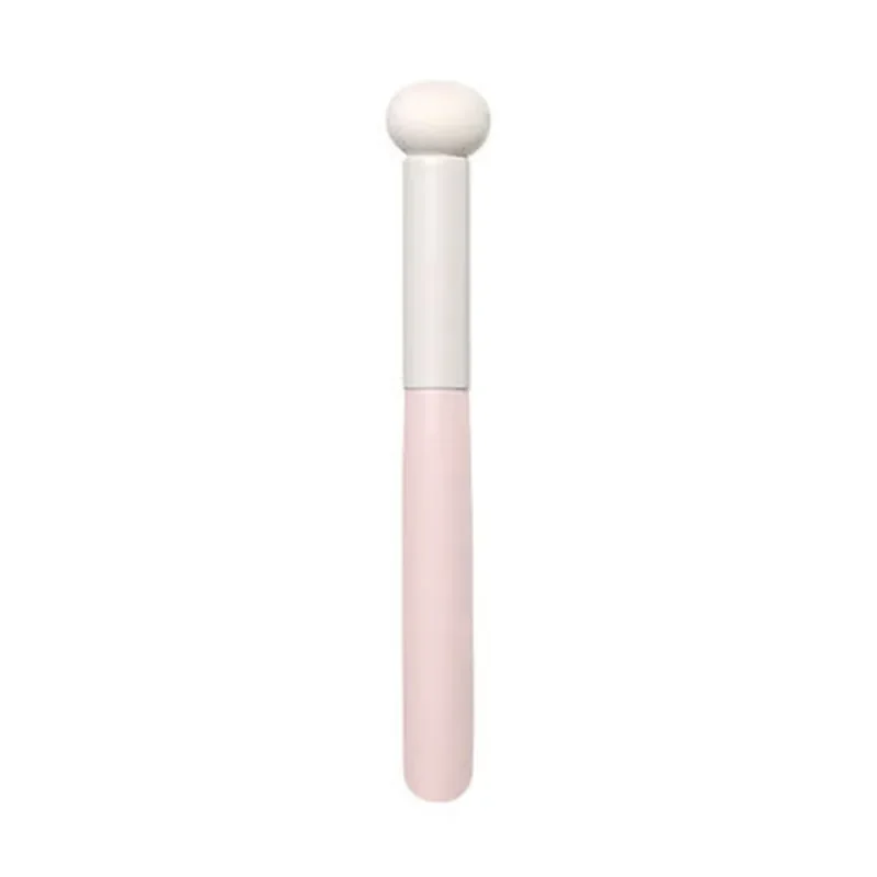 コンシーラー-スポンジヘッドブラシ,丸いヘッドカバー,涙,黒い目の汚れ,ブラシレス,乾式および湿式の二重使用,新品