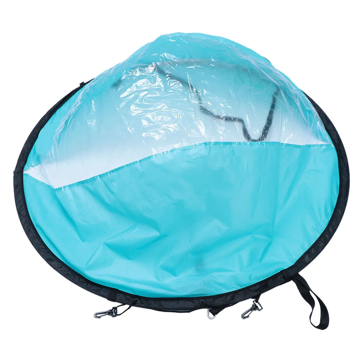 1 قطعة اكسسوارات كاياك شراع قابل للطي مادة قوية تصميم مدمج حماية من الأشعة فوق البنفسجية زوارق نافذة واضحة قوارب قابلة للنفخ #3