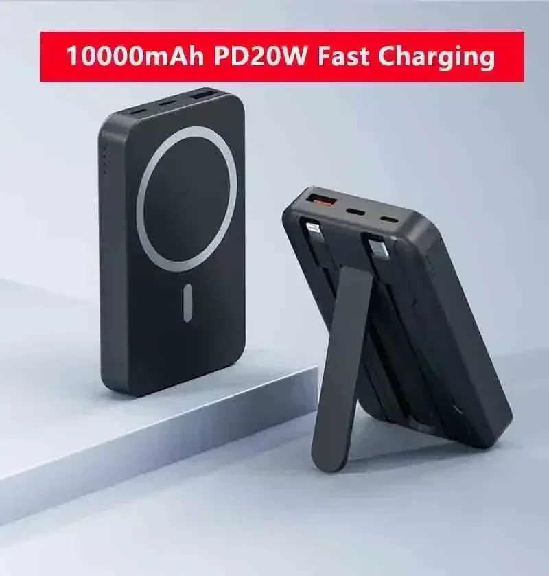 متوفر في المخزون 2026 حار بيع وصول 10000 مللي أمبير Magsafe Power Bank - شاحن لاسلكي حصري 20 واط شحن سريع مع كابل آيفون