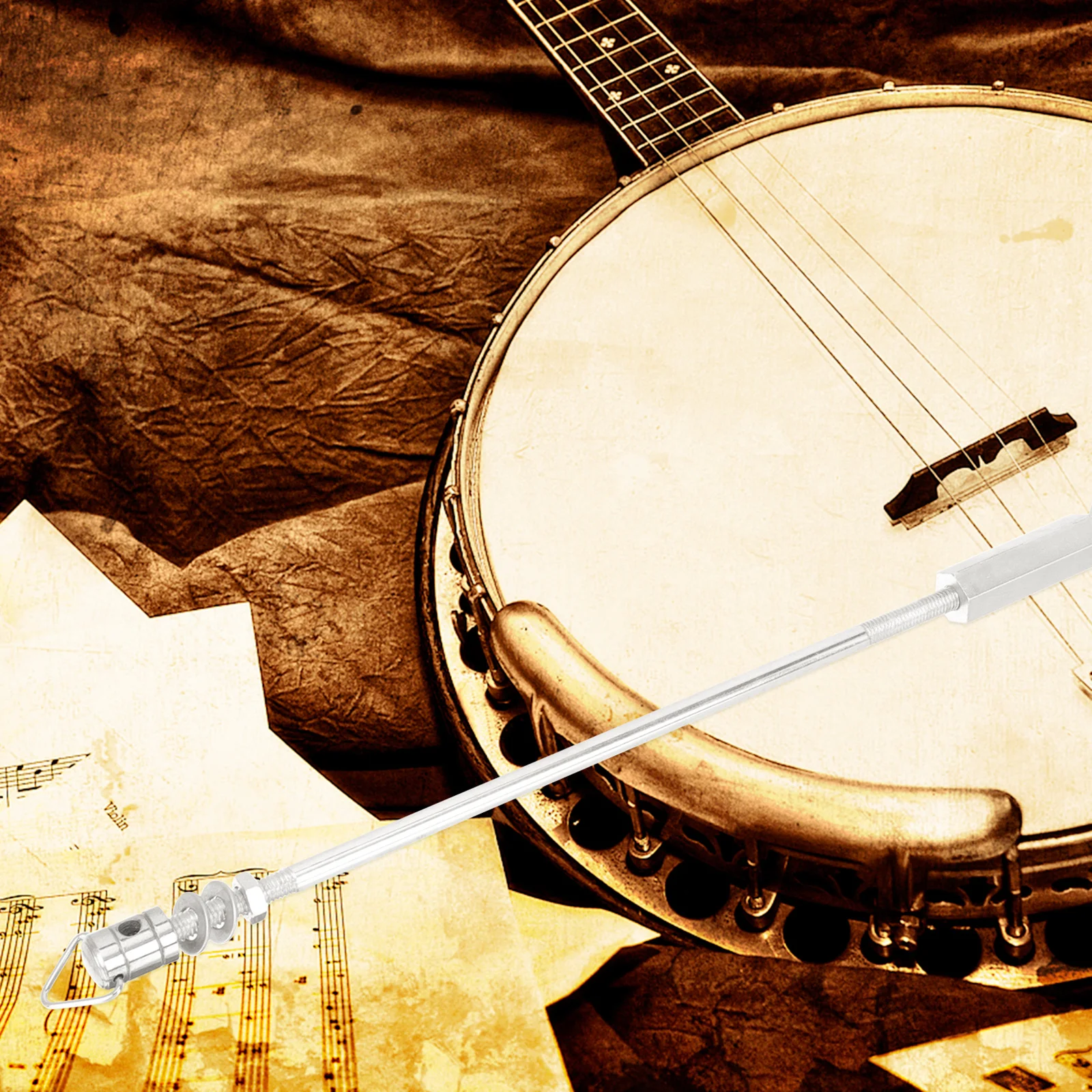 

1 Item Universal Banjo Truss Rod Excellent Workmanship Small Size Easy to Carry Multi Functional Banjo Instrument Part