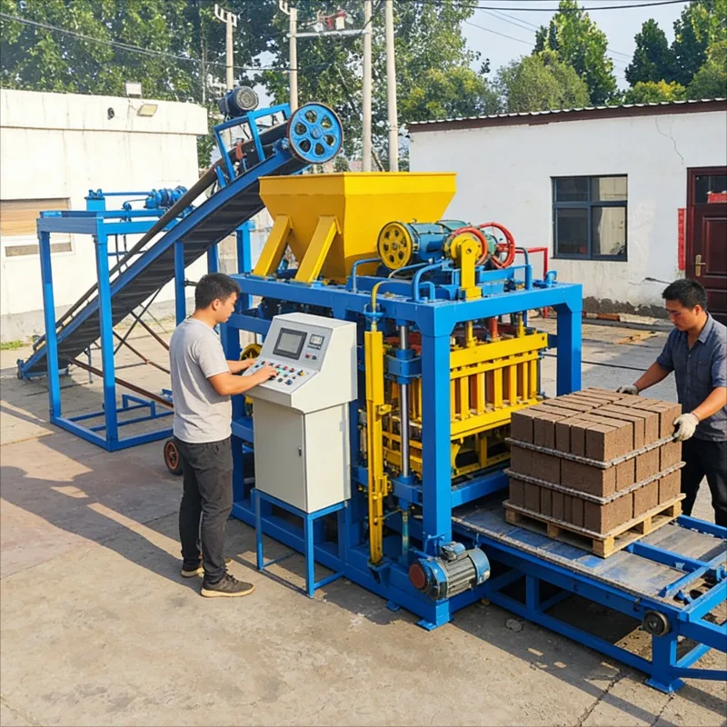 Customized Fully Automatic Hollow Block Machine Concrete Brick Production High Capacity