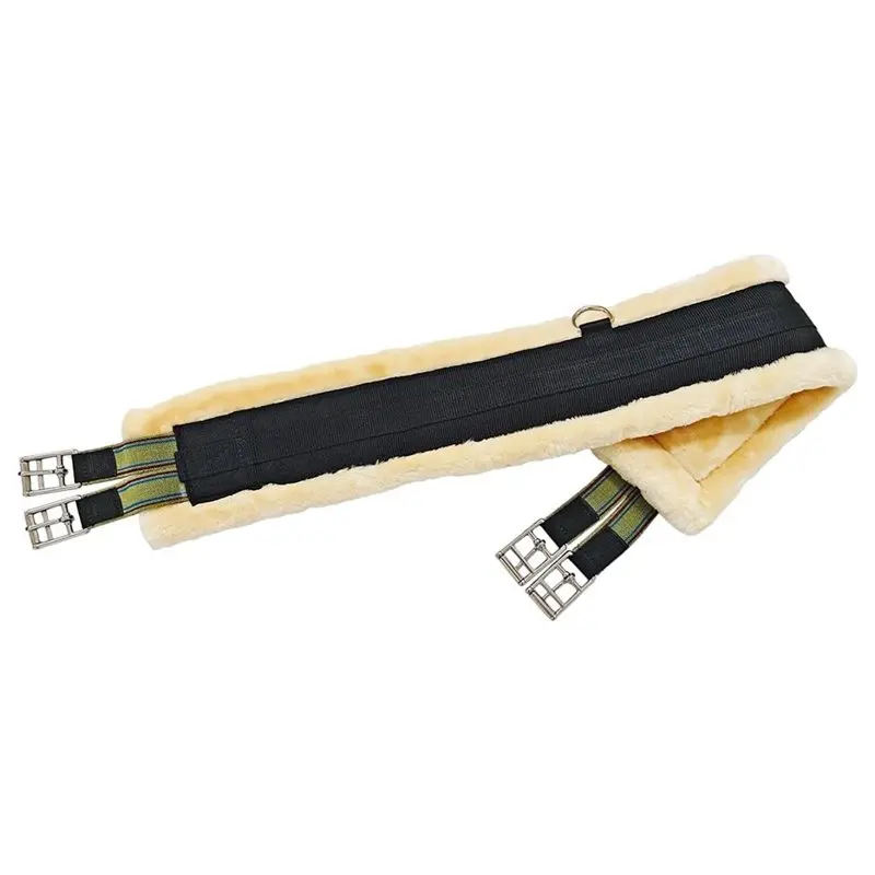 【recomendar】-sangle-de-selle-de-cheval-anglaise-en-laine-d'imitation-douce-et-confortable-110cm-accessoires-de-selle-anti-usure