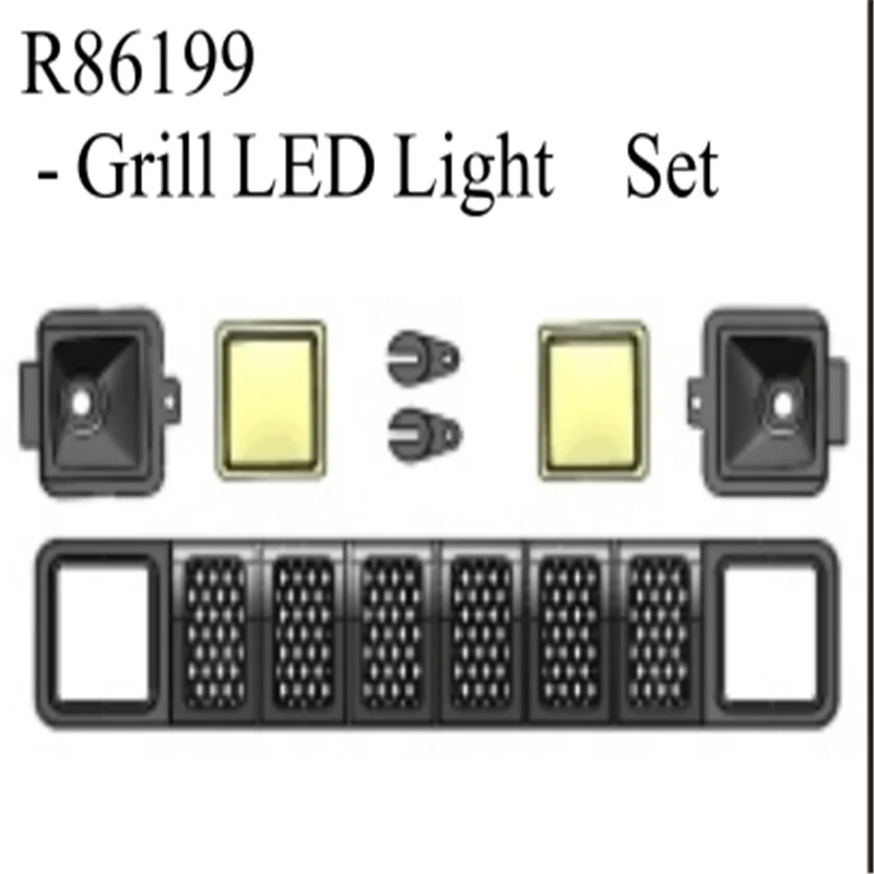 

HSP RGT RC Spare Parts R86199 Grill LED Light Set For 1/10 4wd Scale Crawler Ex86110 Pioneer Car Toy