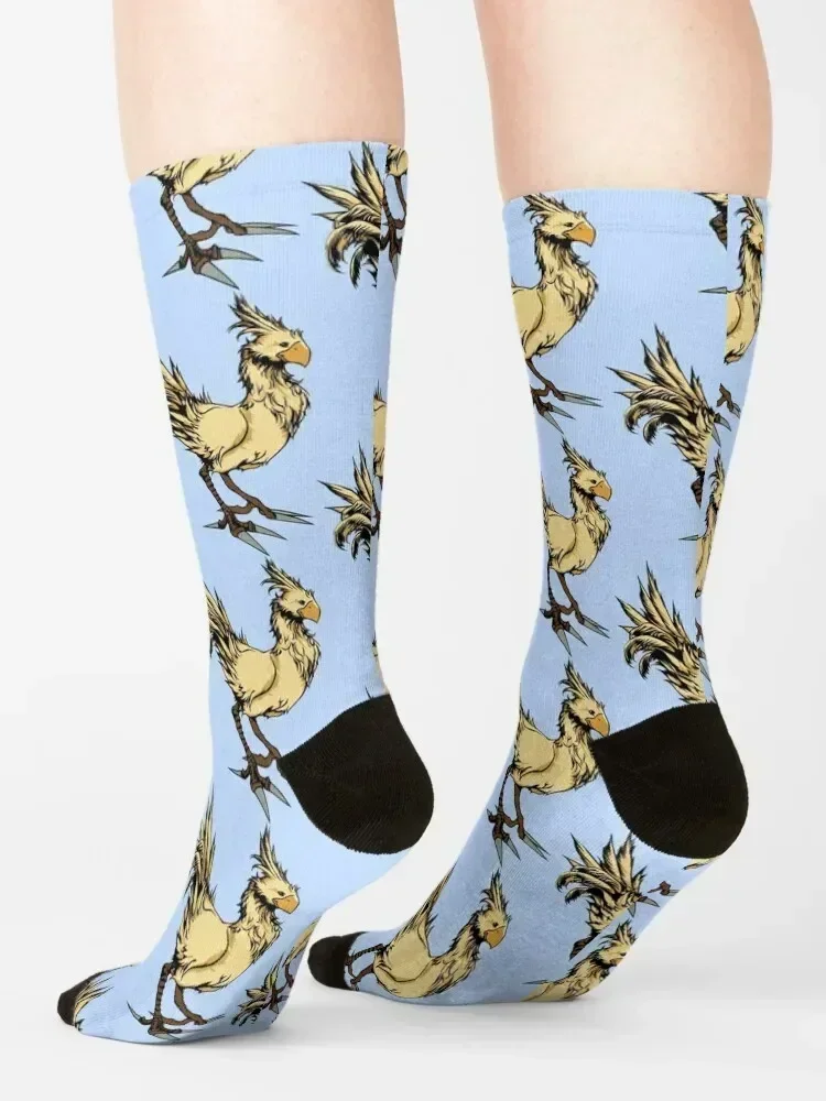 Chocobo Socks colored Thermal man winter ankle christmass gift Luxury Woman Socks Men's