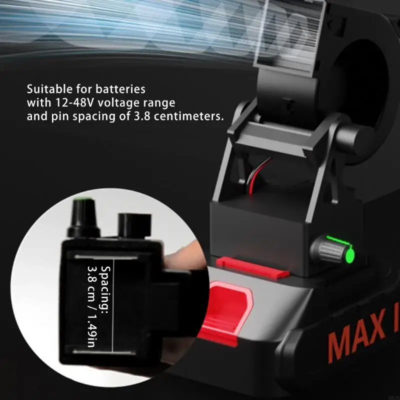 

40JE Small Table top Blower Fan Suitable for Drill Batteries for Outdoor Activities