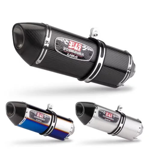 BB 51mm Universal Motorcycle Exhaust Muffler Carbon Fiber Yoshimura Escape Moto for GSX250 250SR Z900 MT07 Z900 Z400 RC390