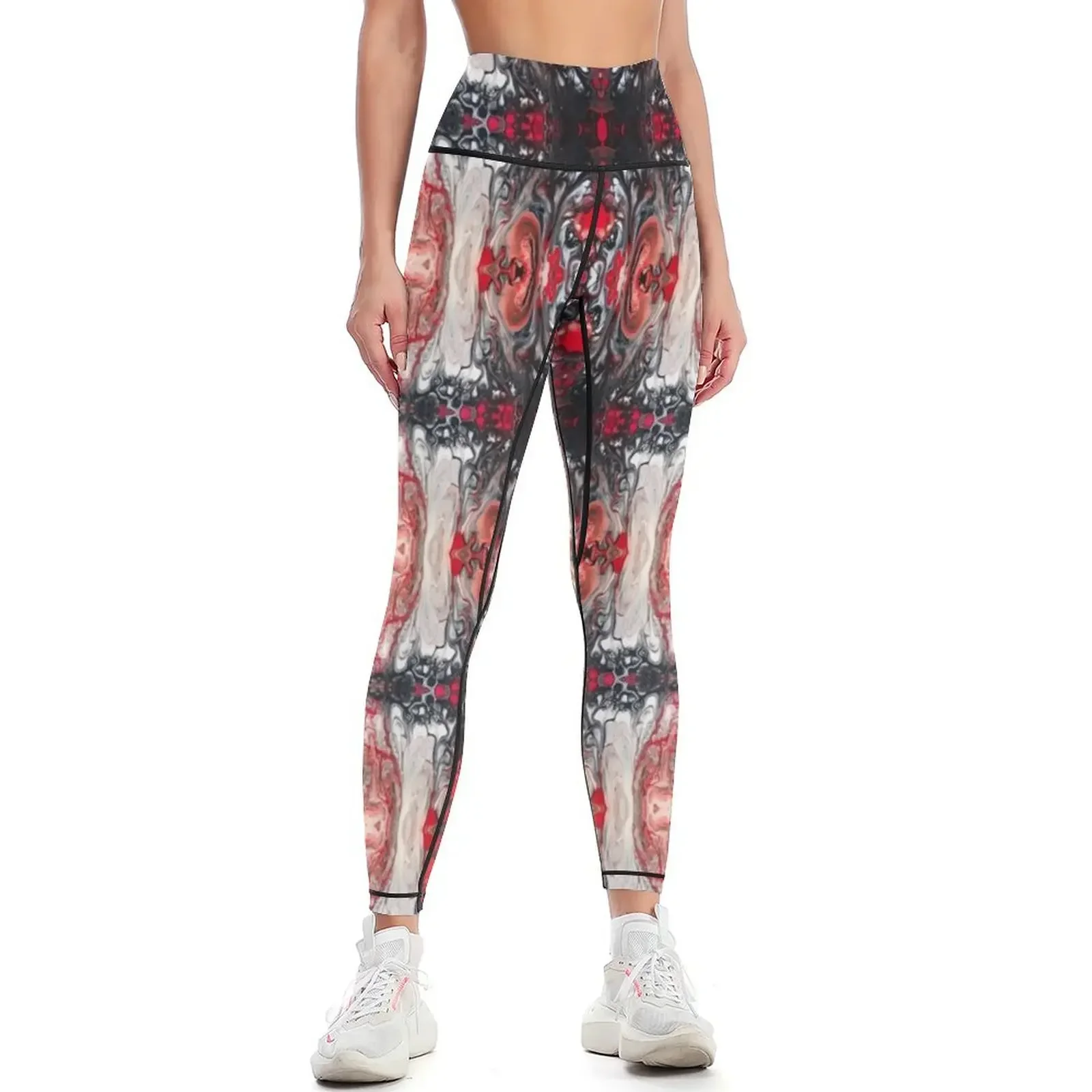

Liquid Pattern #8 Leggings push up fitness for physical gym top sport set Womens Leggings