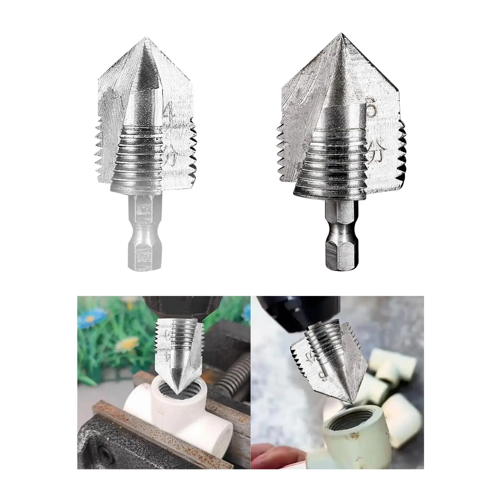 

PVC Tube Threader Opener Tube Threading Tool for Toilet Bathroom DIY Project