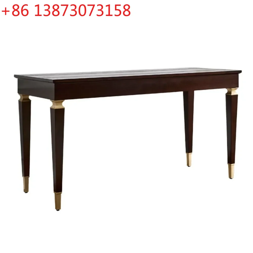 American Light Luxury Solid Wood Household Minimalist Post-Modern Desk Chair Writing Desk European Style Computer Desk