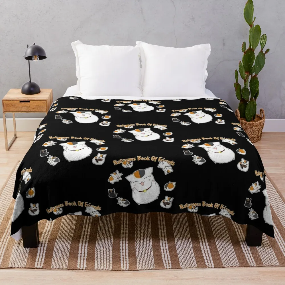 natsume yuujinchouuu Throw Blanket Soft Giant Sofa Luxury Brand Plaid Blankets