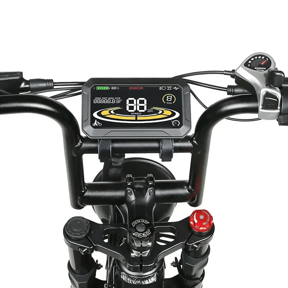 Folding Electric Bike SAMEBIKE 1200W Powerful Motor 48V 17AH Battery e-bike 20 Inch Tire Urban Commuting riding Electric Bicycle image 10