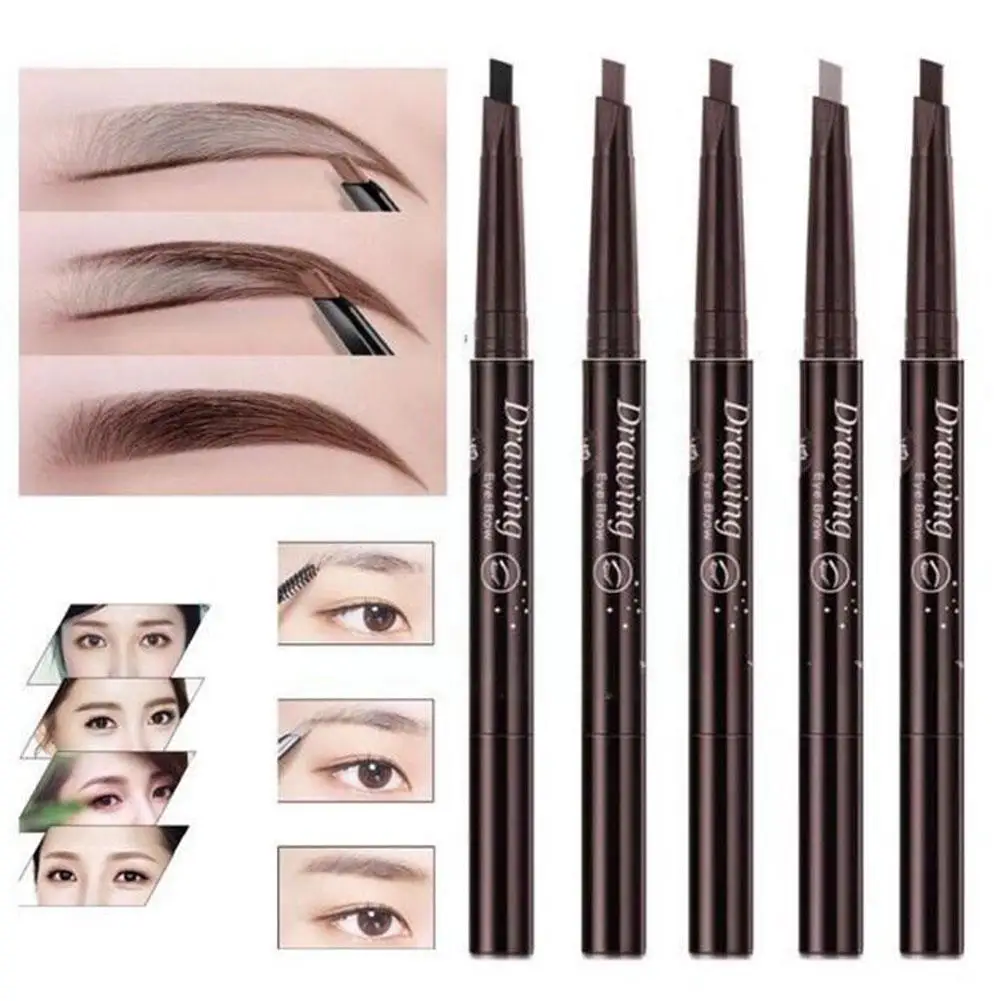 New Makeup Eyebrow Pencil Marker Waterproof Eyebrow Tattoo For Eye Brows 5 Colors Dye Tint Pen Long Lasting Accessories J2e5