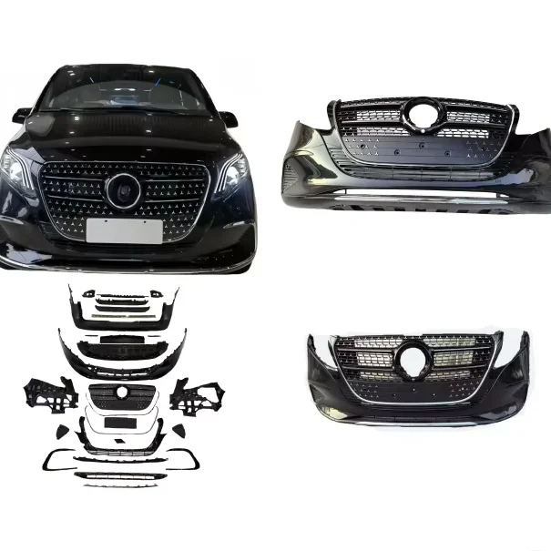 

2024 Mercedes Vito High Quality ABS Plastic Body Kit New Full Set Bumper For Van Exterior Upgrade