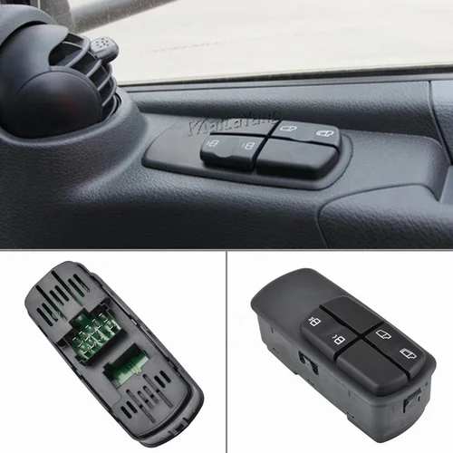 Imagen 2 del producto Interruptor de ventana eléctrico para camión Mercedes Benz Axor Schalter Fensterheberschalter A 0025452013 0025452013 Accesorios para automóviles