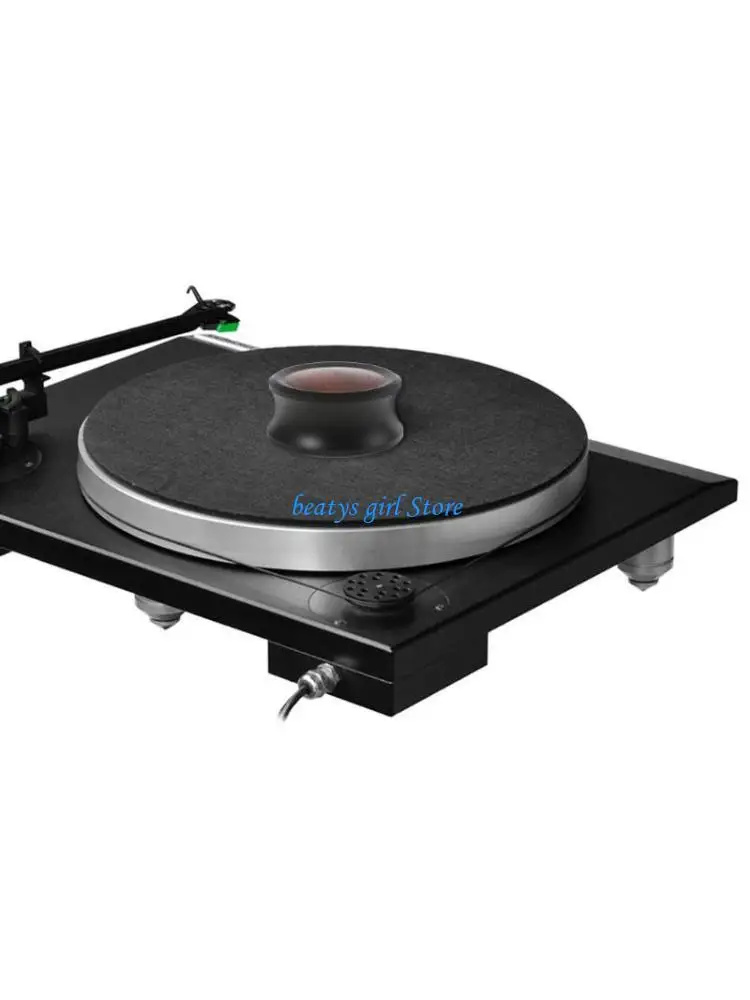 

C7AB Alumiun Turntable Сбалансированный сбалансированный зажим Стабилизатор диска 76 мм записывает веса поворотных столов