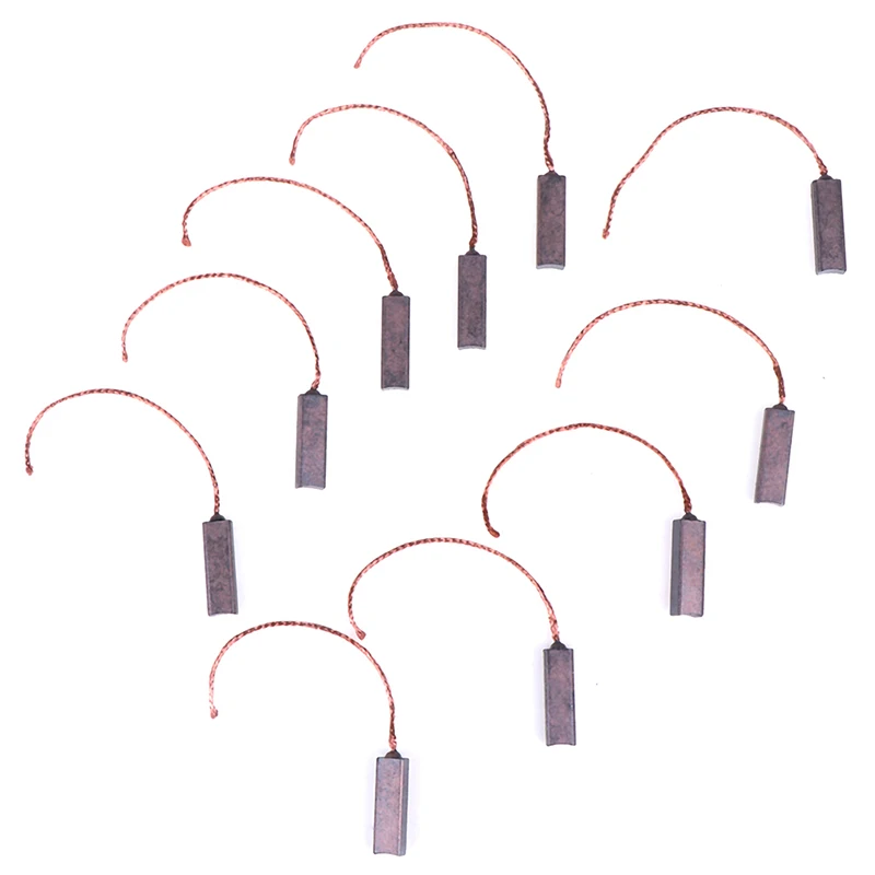 10Pcs/Set 4.5* 6.5 *20mm Motor Carbon Brushes Regulator Carbon Brush Carbon & copper