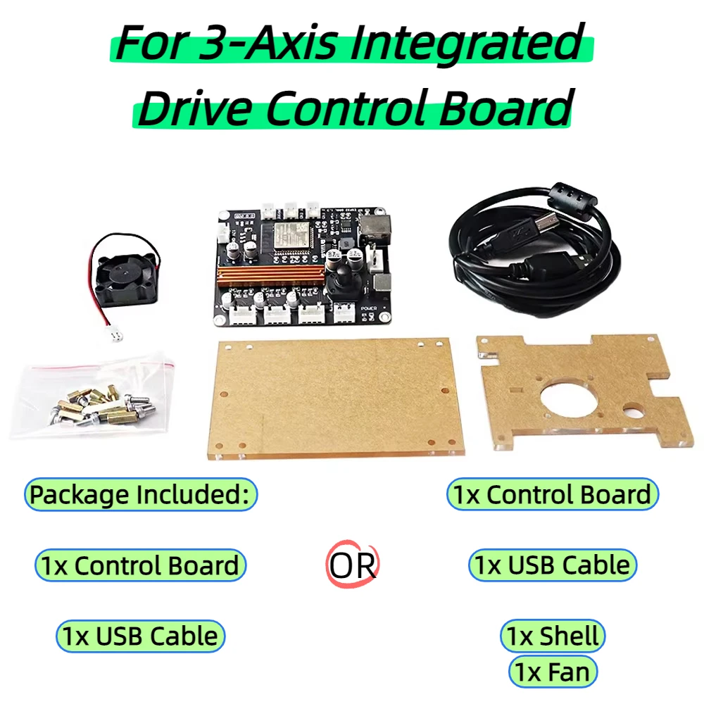 Scheda di controllo della macchina per incisione laser CNC dual-core ESP32 Circuito Grbl Porta USB per scheda di controllo dell'azionamento integrata a 3 assi