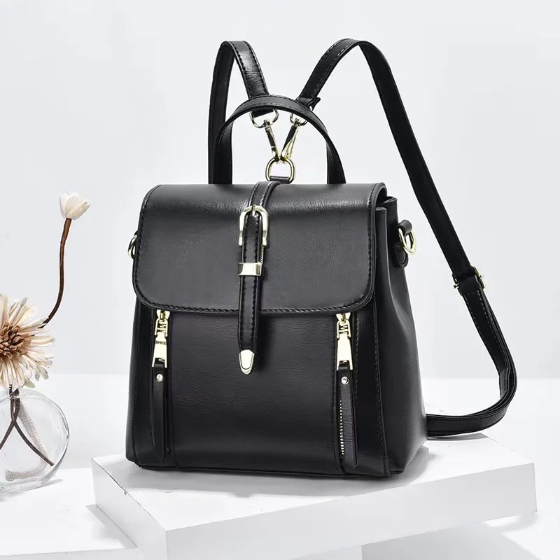 Small backpack women's 2023 new casual women's backpack Korean version student travel bag shoulder bag