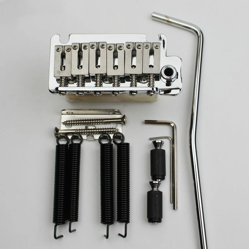 

Electric Guitar Tremolo Bridge Tremolo System Brass Base & Stainless Steel Saddles & spring BS184