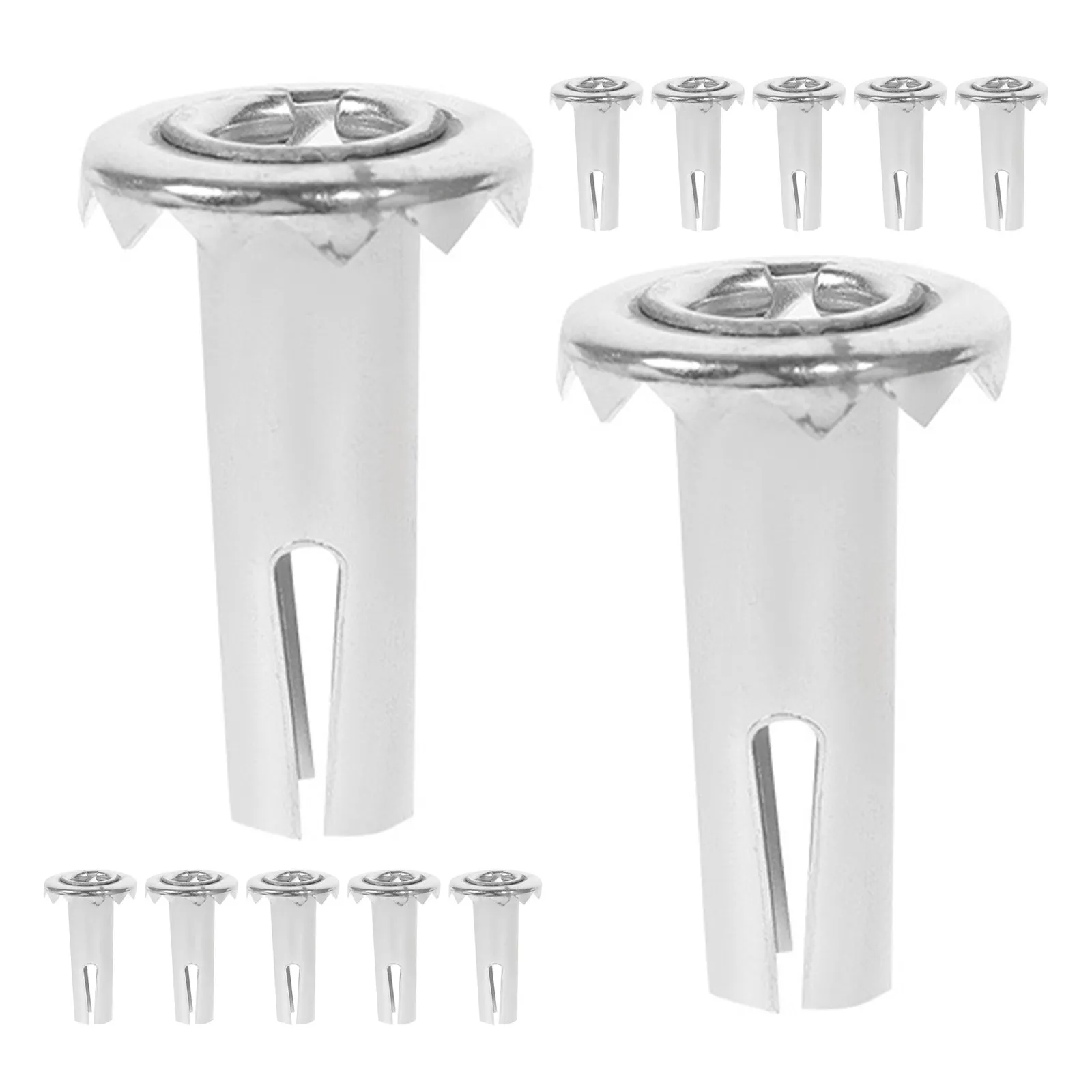 20Pcs Caster Stem Inserts Iron Chair Leg Socket Sleeve for 8x36 8x38 Stem Wheels Furniture Parts Caster Wheel Replacement view 5