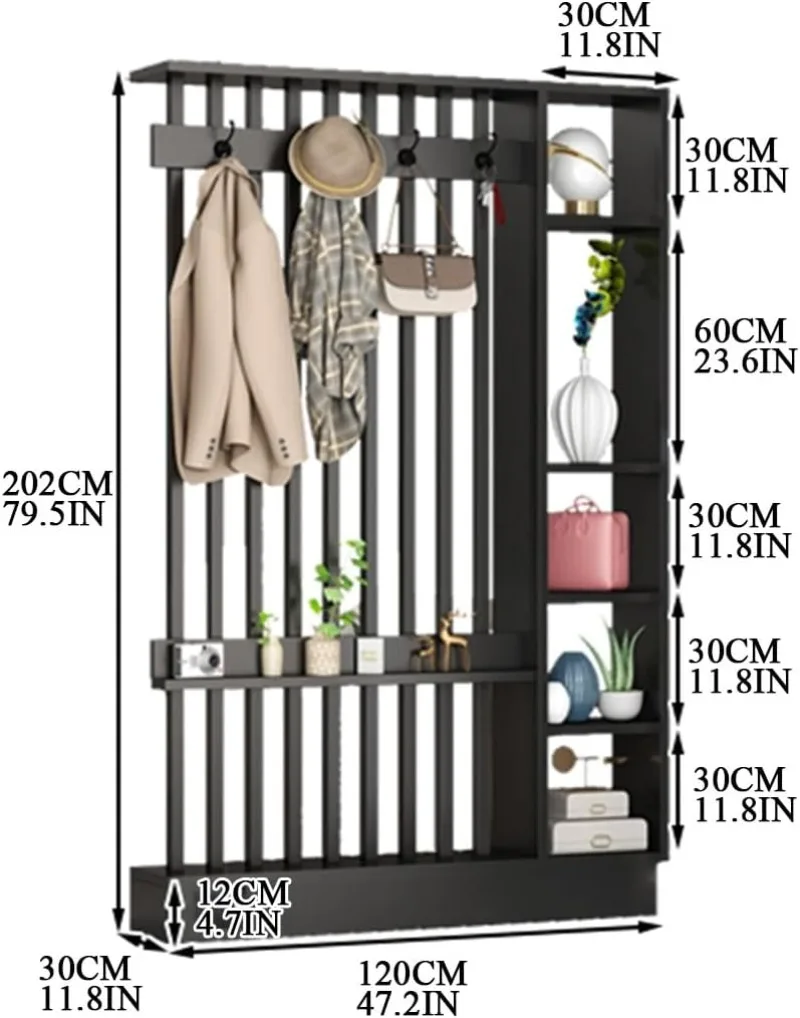 

Foyer partition column to ceiling, living room partition shelved partition, modern wooden partition screened