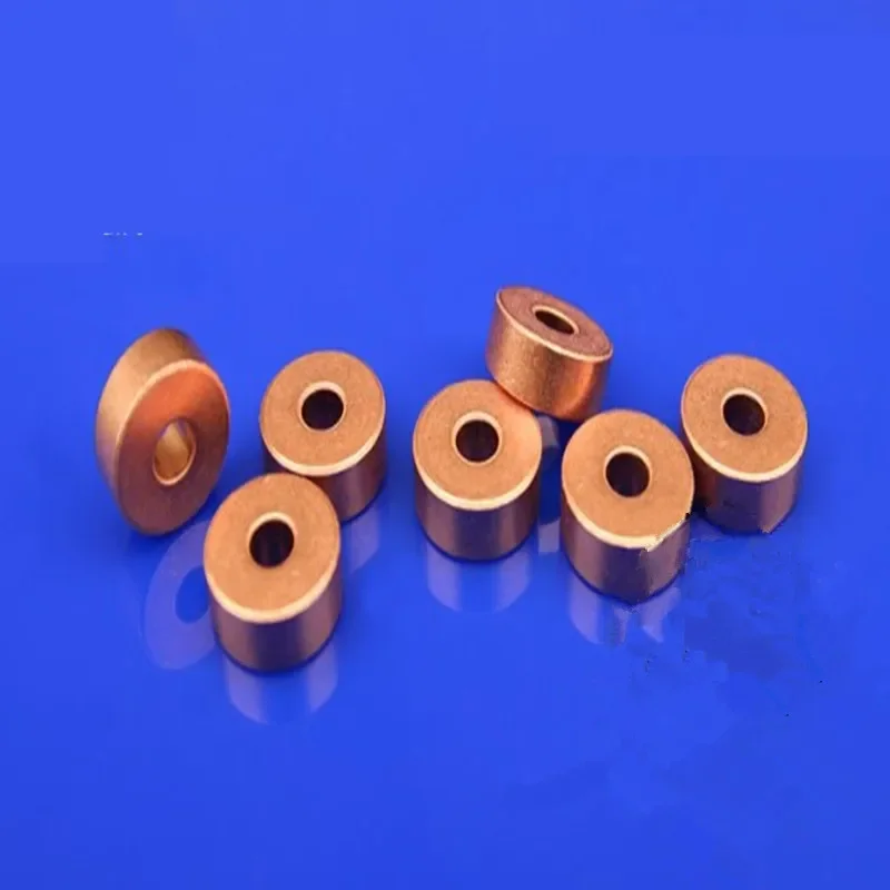 10pcs/lot Iron Copper Base Precision Oil Bearing Inner Diameter 4mm Outer Diameter 12mm Thickness 4/4.5mm Self Lubricating gear