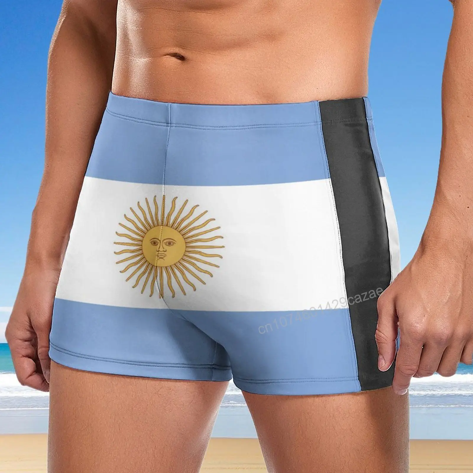 Swimming Trunks Argentina Flag Quick Dry Shorts For Men Swim Beach Short Summer Gift