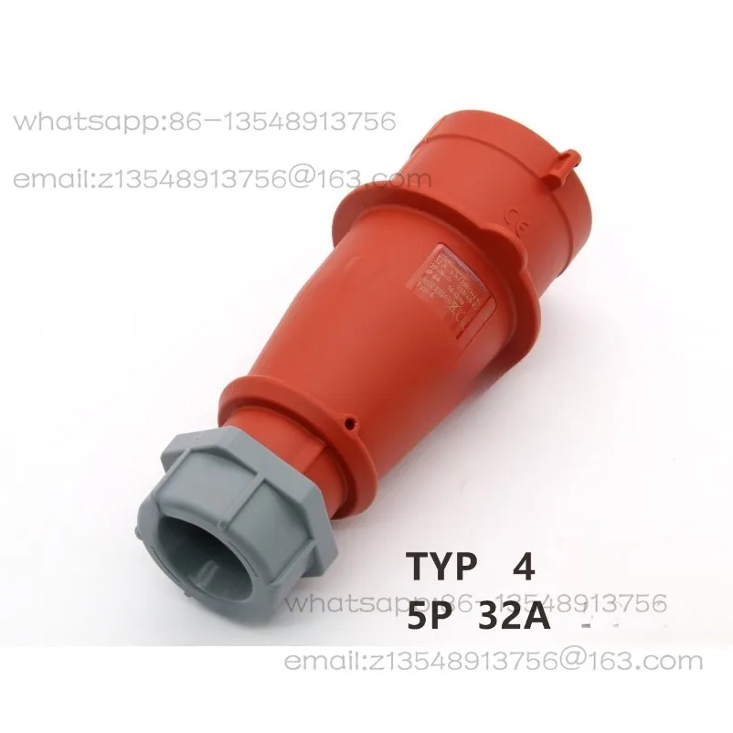 Industrial socket waterproof plug TYP3 5 core 16A/32A TYP: 4