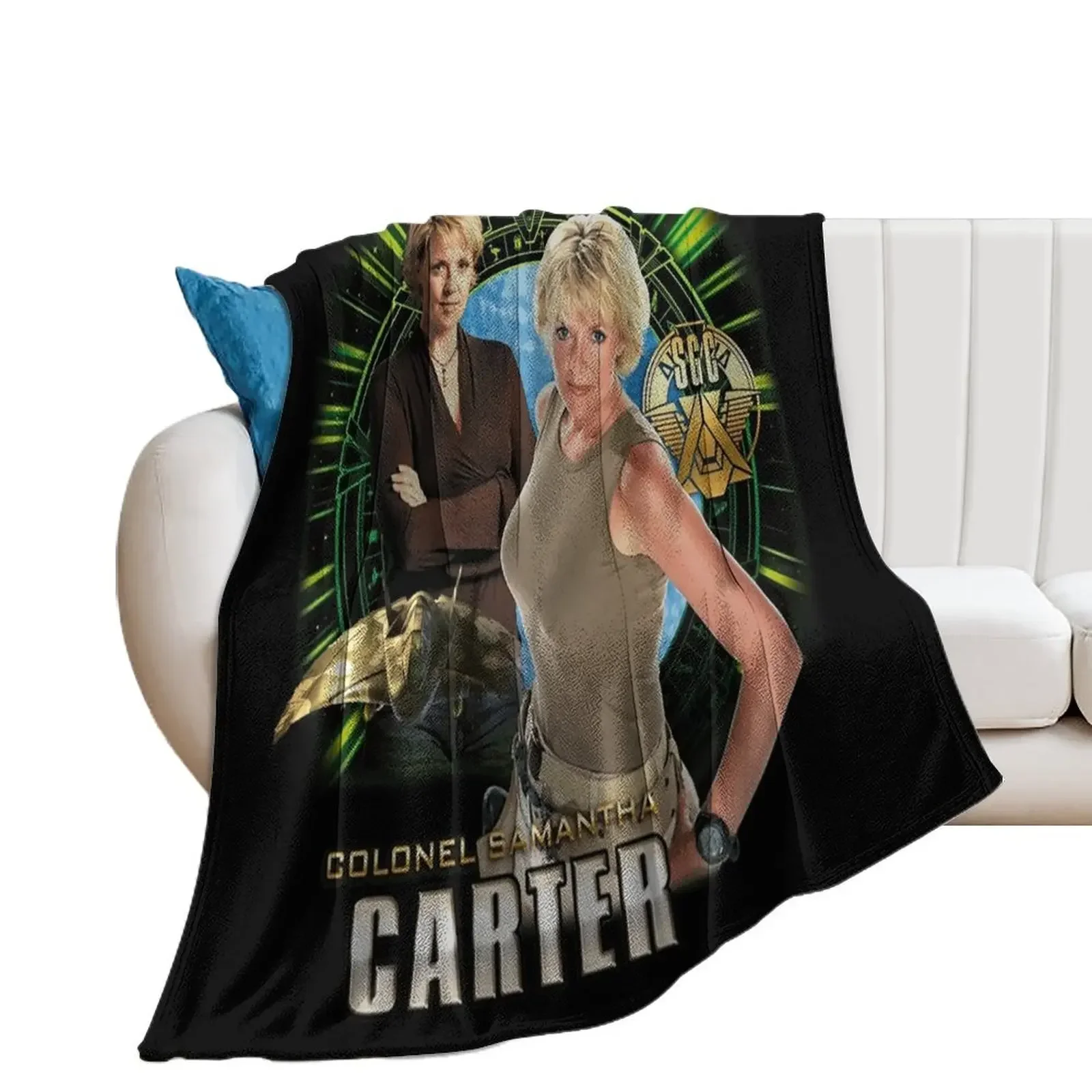 

Stargate SG1 Samatha Carter Throw Blanket Summer Beautifuls Blankets