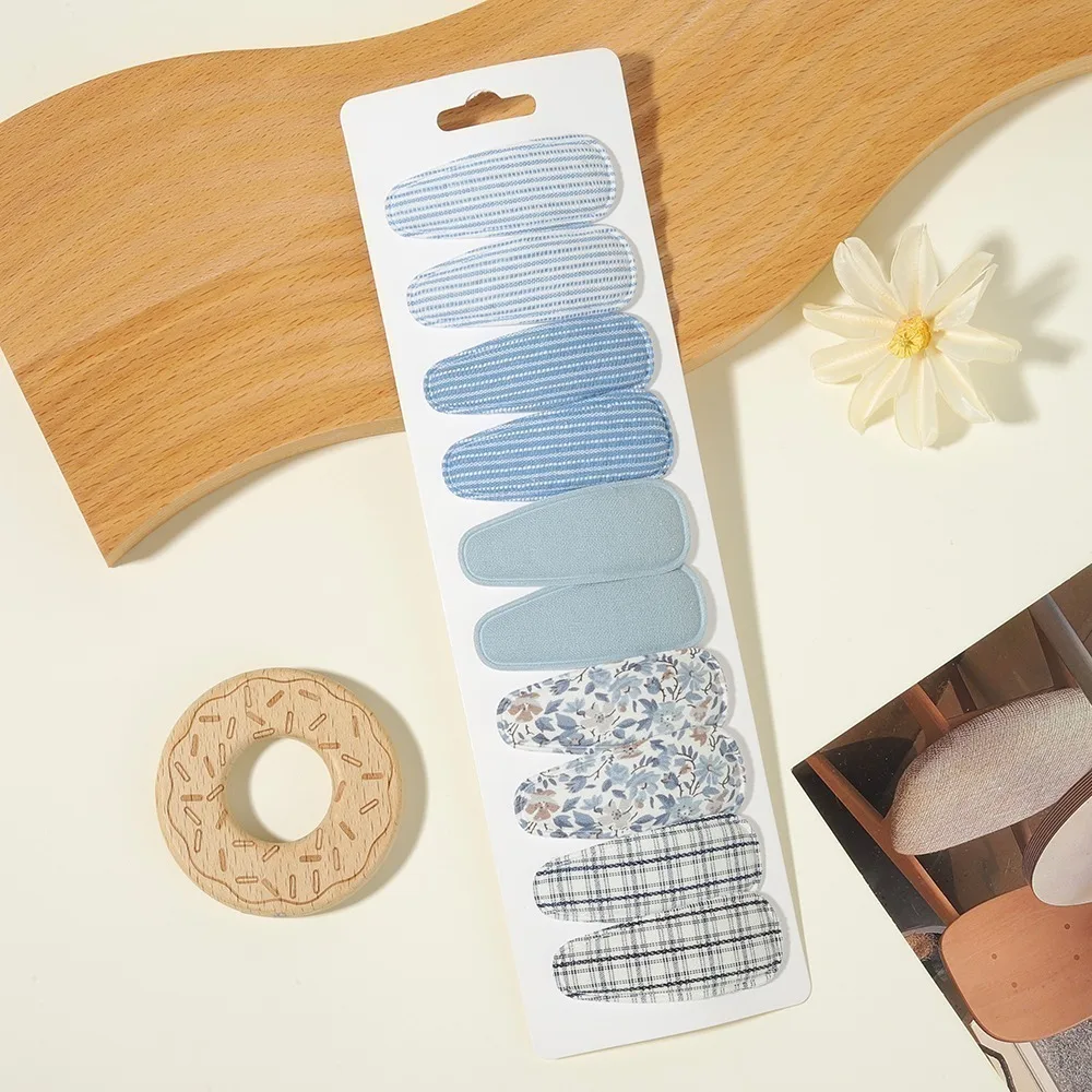10 Stück/Set Süße und Niedliche Kinder-Haarspangen Bedruckte Rutschfeste Haarklammern für Mädchen und Kleinkinder Dekorative Haarspangen – Detail 9